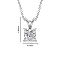 Thumbnail 120 - 4-ct.-diamond-princess-cut-solitaire-necklace-in-white-gold-FDPD8469PR-4CT-ANGLE1-WG-HW