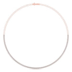Load image into Gallery viewer, 4-ct.-diamond-teardrop-bezel-necklace-in-FDNK10579-(0.05CT)-NL-RG