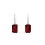 Load image into Gallery viewer, 4-ct.-leverback-emerald-ruby-earrings-in-white-gold-FDEAR9225EMGRUDR-4.00 CT-NL-WG
