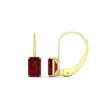 Load image into Gallery viewer, 4-ct.-leverback-emerald-ruby-earrings-in-yellow-gold-FDEAR9225EMGRUDR-4.00 CT-NL-YG
