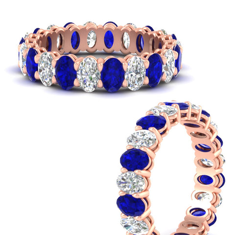 4-ctw-classic-oval-diamond-eternity-band-ring-with-blue-sapphire-in-rose-gold-fdewb8324ovgsablangle3-4.50x3.00mm-nl-rg