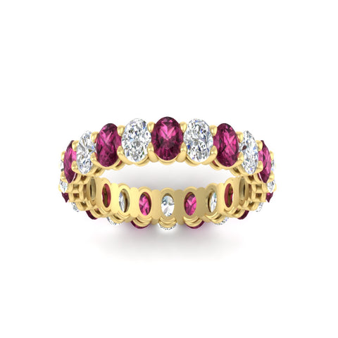 4-ctw-classic-oval-diamond-eternity-band-ring-with-pink-sapphire-in-yellow-gold-fdewb8324ovgsadrpiangle5-4.50x3.00mm-nl-yg