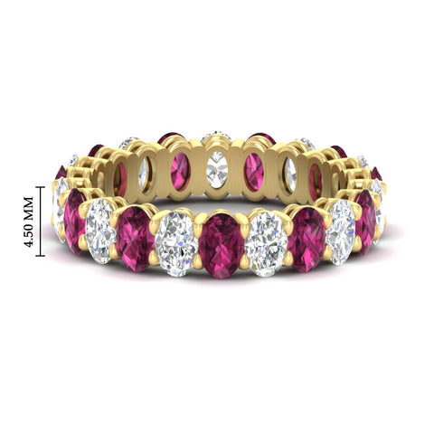 4-ctw-classic-oval-diamond-eternity-band-ring-with-pink-sapphire-in-yellow-gold-fdewb8324ovgsadrpisleep-4.50x3.00mm-nl-yg-hw