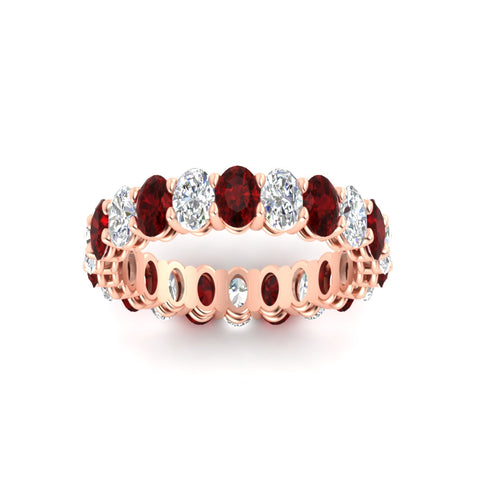 4-ctw-classic-oval-diamond-eternity-band-ring-with-ruby-in-rose-gold-fdewb8324ovgrudrangle5-4.50x3.00mm-nl-rg