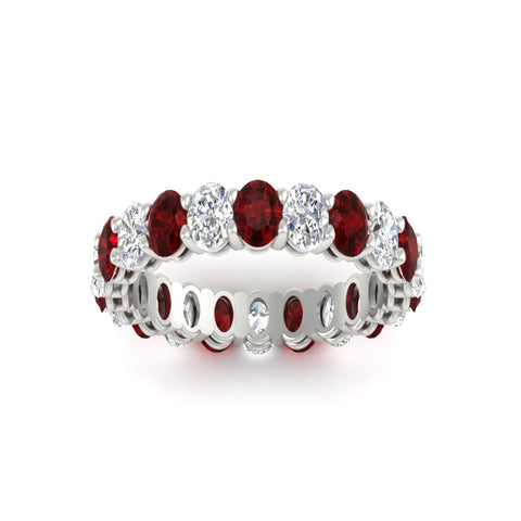 4-ctw-classic-oval-diamond-eternity-band-ring-with-ruby-in-white-gold-fdewb8324ovgrudrangle5-4.50x3.00mm-nl-wg