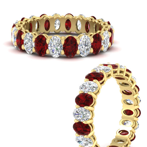 4-ctw-classic-oval-diamond-eternity-band-ring-with-ruby-in-yellow-gold-fdewb8324ovgrudrangle3-4.50x3.00mm-nl-yg