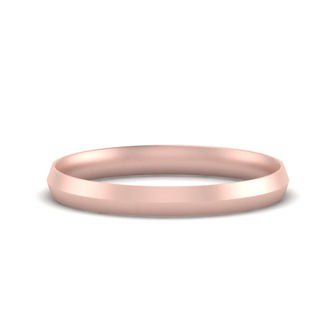 Comfort Fit Knife Edge Mens Band