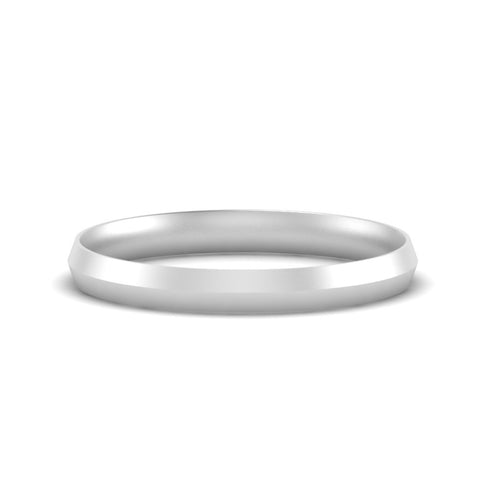 Comfort Fit Knife Edge Mens Band