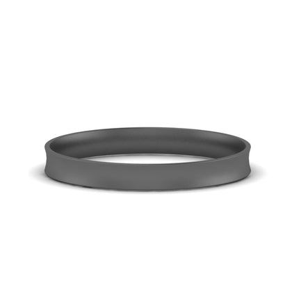 Comfort Fit Concave Mens Band