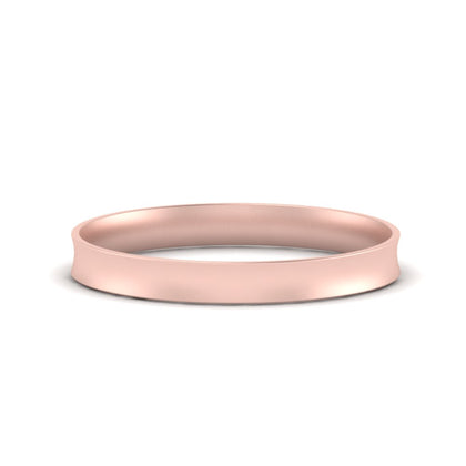 Comfort Fit Concave Mens Band