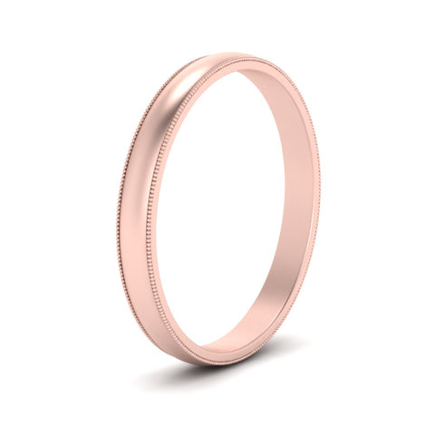 Milgrain Matte Finish Mens Band