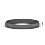 Load image into Gallery viewer, 4 mm Wedding Band Beveled Edge Matte
