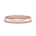 Load image into Gallery viewer, 4-mm-wedding-band-beveled-edge-matte-in-rose-gold-fdm10527b-4.0mm-nl-rg
