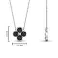 Thumbnail 53 - 4-petal-flower-black-diamond-pendant-in-FDPD1101GBLACK-NL-WG