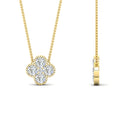 Thumbnail 4 - 4-petal-flower-diamond-pendant-in-FDPD1101-NL-YG