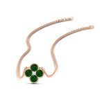 Load image into Gallery viewer, 4-petal-flower-emerald-pendant-in-FDPD1101GEMGR-NL-RG
