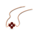 Load image into Gallery viewer, 4-petal-flower-ruby-pendant-in-FDPD1101GRUDR-NL-RG
