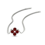 Load image into Gallery viewer, 4-petal-flower-ruby-pendant-in-FDPD1101GRUDR-NL-WG

