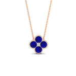 Load image into Gallery viewer, 4-petal-flower-sapphire-pendant-in-FDPD1101GSABL-NL-RG
