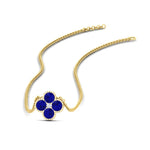 Load image into Gallery viewer, 4-petal-flower-sapphire-pendant-in-FDPD1101GSABL-NL-YG
