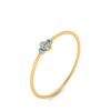 Load image into Gallery viewer, Bezel Set Stack Promise Ring