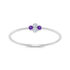 Load image into Gallery viewer, Bezel Set Stack Promise Ring