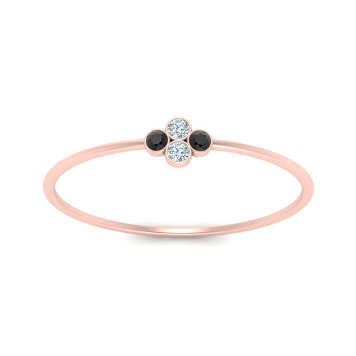 Bezel Set Stack Promise Ring