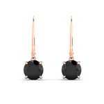 Load image into Gallery viewer, 4.00-ct-round-cut-black-diamond-leverback-dangle-earrings-in-rose-gold-fdear11236rogblackangle2-4.00ct-nl-rg.jpg?v=1768373710