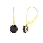 Load image into Gallery viewer, 4.00-ct-round-cut-black-diamond-leverback-dangle-earrings-in-yellow-gold-fdear11236rogblackangle4-4.00ct-nl-yg.jpg?v=1768373710