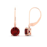 Load image into Gallery viewer, 4.00-ct-round-cut-ruby-leverback-dangle-earrings-in-rose-gold-fdear11236rogrudrangle4-4.00ct-nl-rg.jpg?v=1768373709