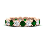 Load image into Gallery viewer, 4.25 Carat Round Diamond Bezel Droplet Wedding Band
