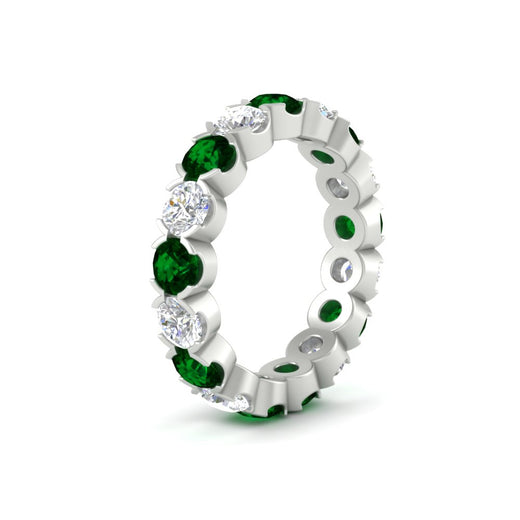 4.25-carat-round-diamond-and-emerald-bezel-droplet-wedding-band-in-white-gold-FD8072ROBGEMGRANGLE2-4.25CT-NL-WG?v=1751956670