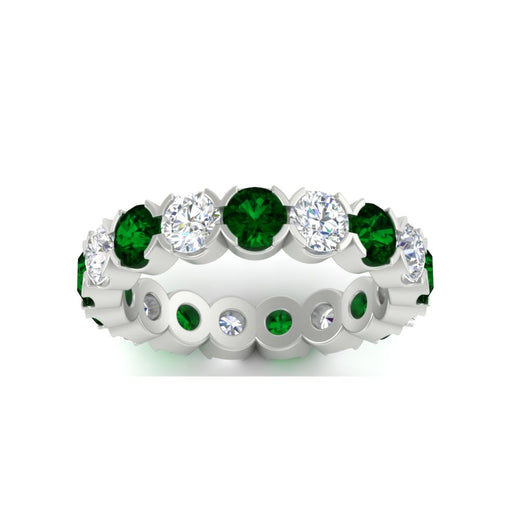 4.25-carat-round-diamond-and-emerald-bezel-droplet-wedding-band-in-white-gold-FD8072ROBGEMGRANGLE5-4.25CT-NL-WG?v=1751956670