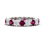 Load image into Gallery viewer, 4.25 Carat Round Diamond Bezel Droplet Wedding Band
