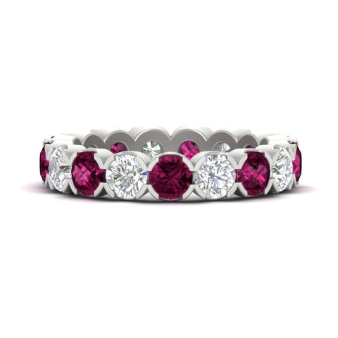 4.25-carat-round-diamond-and-pink-sapphire-bezel-droplet-wedding-band-in-white-gold-FD8072ROBGSADRPI-4.25CT-NL-WG?v=1751956670