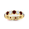 Load image into Gallery viewer, 4.25-carat-round-diamond-and-ruby-bezel-droplet-wedding-band-in-yellow-gold-FD8072ROBGRUDRANGLE5-4.25CT-NL-YG?v=1751956674