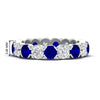 Load image into Gallery viewer, 4.25-carat-round-diamond-and-sapphire-bezel-droplet-wedding-band-in-white-gold-FD8072ROBGSABL-4.25CT-NL-WG-HW?v=1751956669
