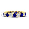 Load image into Gallery viewer, 4.25-carat-round-diamond-and-sapphire-bezel-droplet-wedding-band-in-yellow-gold-FD8072ROBGSABL-4.25CT-NL-YG-HW?v=1751956672
