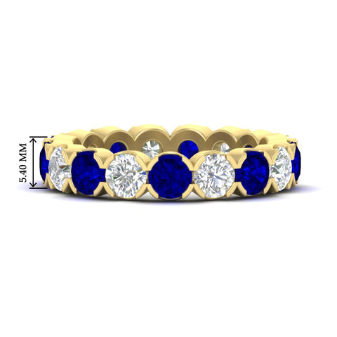 4.25-carat-round-diamond-and-sapphire-bezel-droplet-wedding-band-in-yellow-gold-FD8072ROBGSABL-4.25CT-NL-YG-HW?v=1751956672
