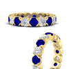 Load image into Gallery viewer, 4.25-carat-round-diamond-and-sapphire-bezel-droplet-wedding-band-in-yellow-gold-FD8072ROBGSABLANGLE3-4.25CT-NL-YG?v=1751956672