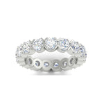 Load image into Gallery viewer, 4.25 Carat Round Diamond Bezel Droplet Wedding Band
