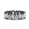Load image into Gallery viewer, 4.50-carat-diamond-teardrop-eternity-band-in-black-gold-FD10554PE-0.25CT-NL-BG