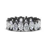 Load image into Gallery viewer, 4.50-carat-diamond-teardrop-eternity-band-in-black-gold-FD10554PE-0.25CT-NL-BG
