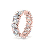 Load image into Gallery viewer, 4.50-carat-diamond-teardrop-eternity-band-in-rose-gold-FD10554PE-0.25CT-ANGLE2-NL-RG
