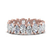 Load image into Gallery viewer, 4.50-carat-diamond-teardrop-eternity-band-in-rose-gold-FD10554PE-0.25CT-NL-RG