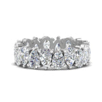 Load image into Gallery viewer, 4.50-carat-diamond-teardrop-eternity-band-in-white-gold-FD10554PE-0.25CT-NL-WG
