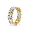 Load image into Gallery viewer, 4.50-carat-diamond-teardrop-eternity-band-in-yellow-gold-FD10554PE-0.25CT-ANGLE2-NL-YG