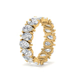 Load image into Gallery viewer, 4.50-carat-diamond-teardrop-eternity-band-in-yellow-gold-FD10554PE-0.25CT-ANGLE2-NL-YG
