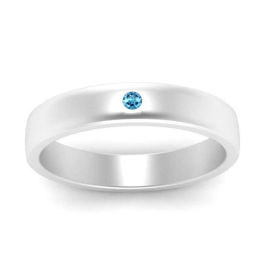 Round Diamond Classic Mens Band