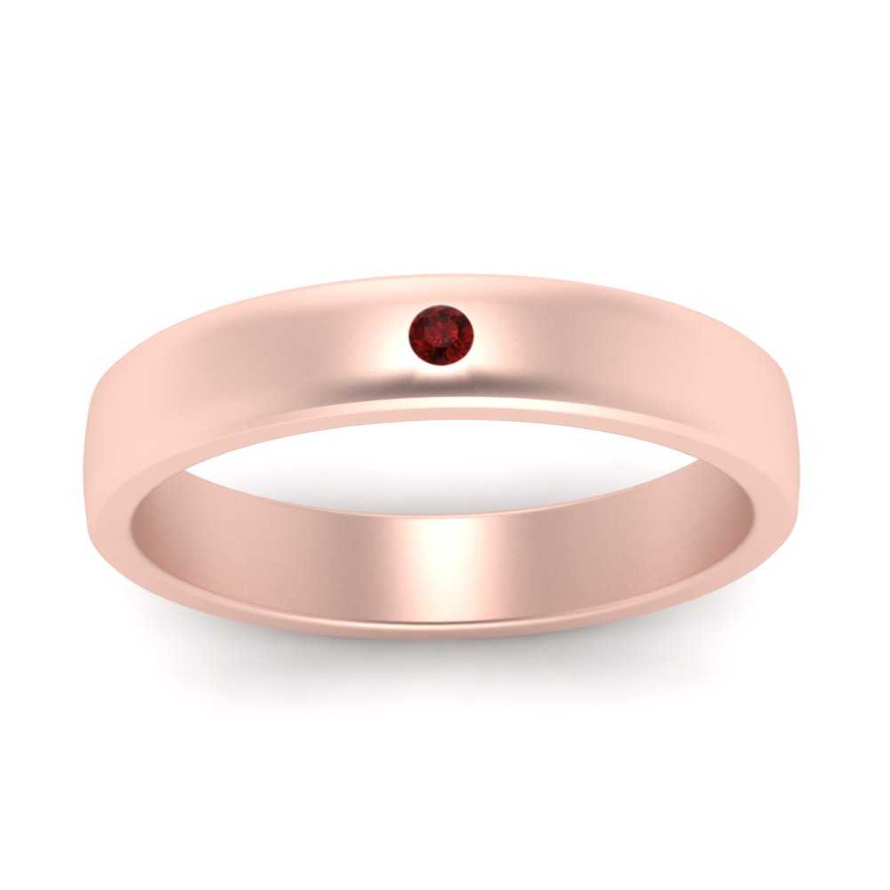 Round Diamond Classic Mens Band